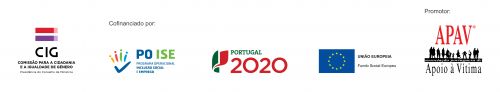 Promovido pela APAV. Cofianciado por: CIG, POISE, Portugal 2020, União Europeia