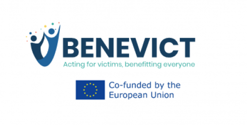 Logótipo BENEVICT - Acting for victims, benefitting everyone. Cofinanciado pela União Europeia