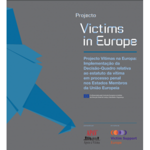 relatorio projecto victims in europe